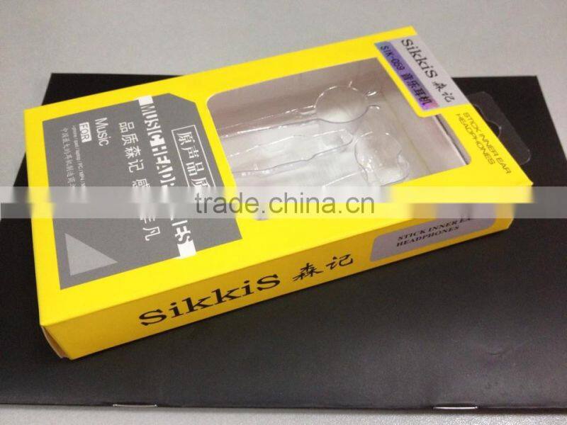 2016 A101 latest stylish with strong bass plastic headphone /earphone 3.5mm Jack