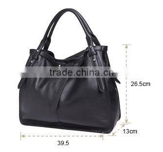 Wholesale women leather carrier bag private label handbags leisure travel book bag