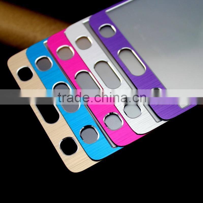Full Cover Titanium Alloy Aluminum Metal Explosion-Proof Tempered Glass For Samsung Galaxy Note 4 N9100 Screen Protector Film