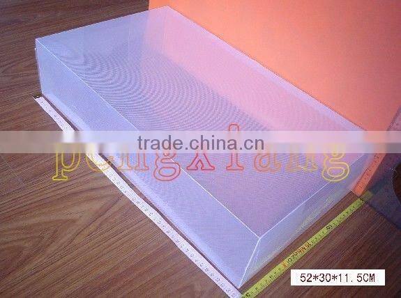 PP clear shoe boxes