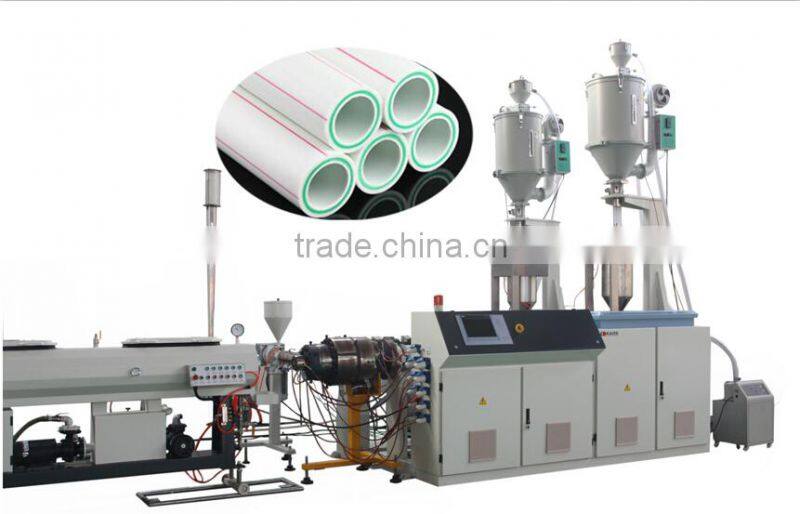 75-160mm PPR glassfiber PPR pipe extrusion line/ PPR pipe production machine