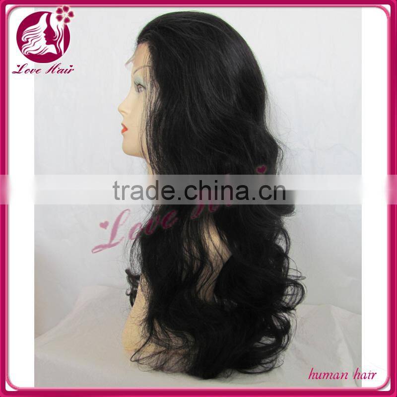 5a top quality Swiss lace cheap Brazilian human hair full lace wig