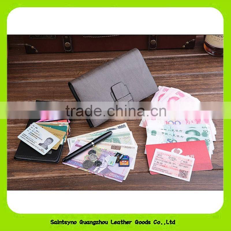 16233 China Supplier Nice Design Brown Leather Custom Passport Holder