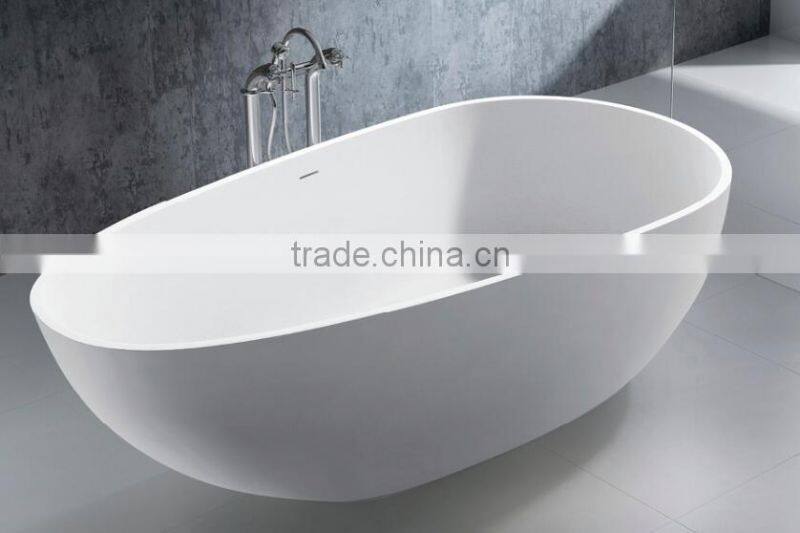 New Design!artificial stone bathtub , acrylic solid surface freestanding bathtubs