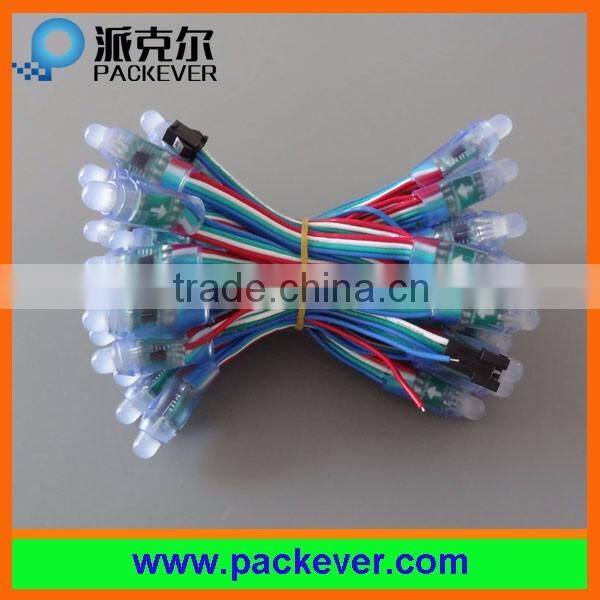 12mm full color digital addressable ws2801 LED pixel string