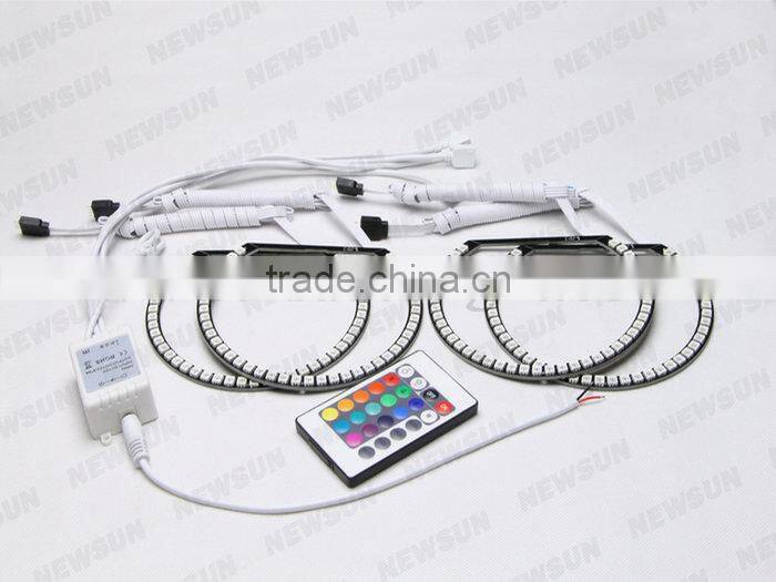 35w RGB 5050 SMD led angel eyes for bmw e46 non-projector with remote controller