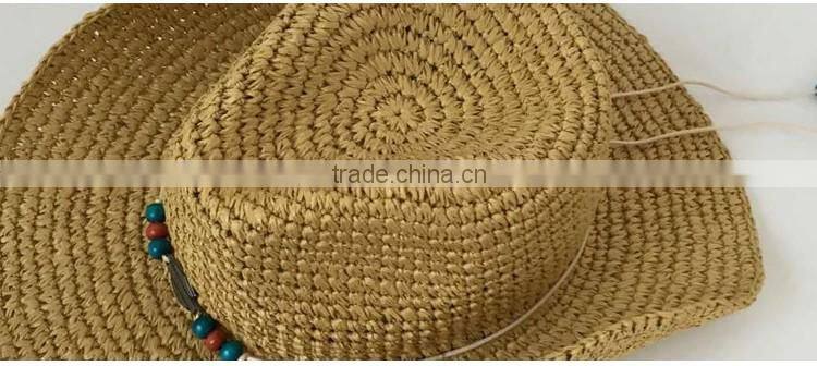 Unisex Cowboy Straw Hat