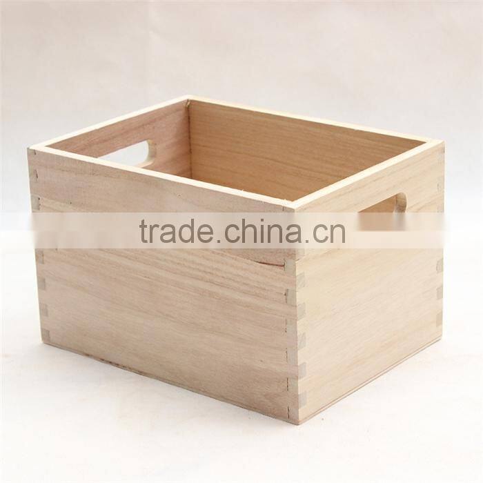 Classic stylish storage box,custom unfinished wooden storage file box