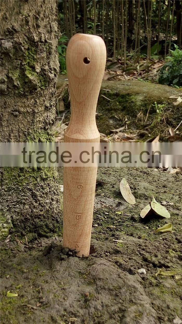 Factory wholesale garden dibber,wooden garden plant dibber