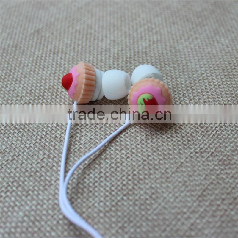 Cake Earphones For Mobile, cartoon earphone ,Earphone for kids