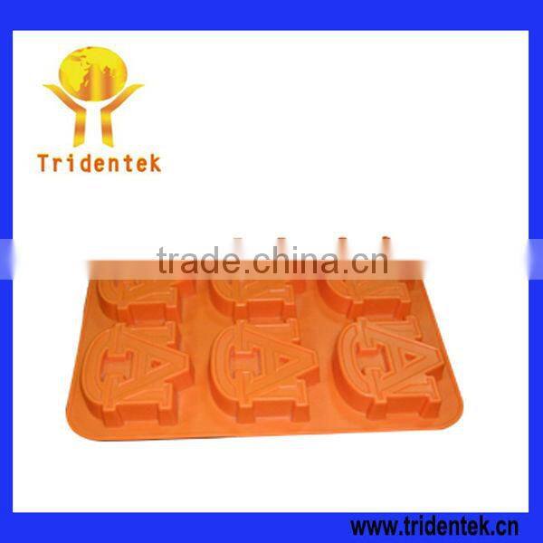 Promotion alphabet silicone mould