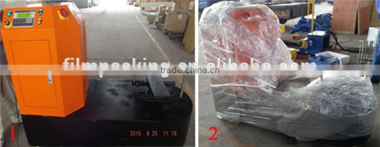 shunyi brand package wrapping machine, POF film wrapper use for luggage and small box