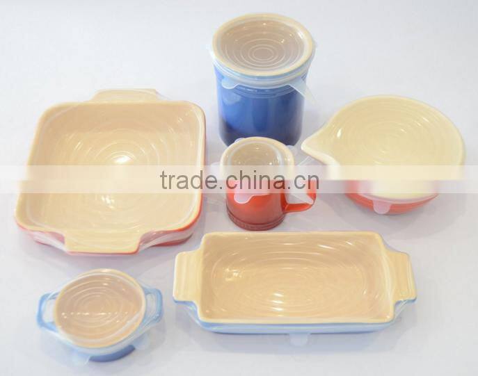 Multi Size Reusable Silicone Lids Food and Bowl Covers