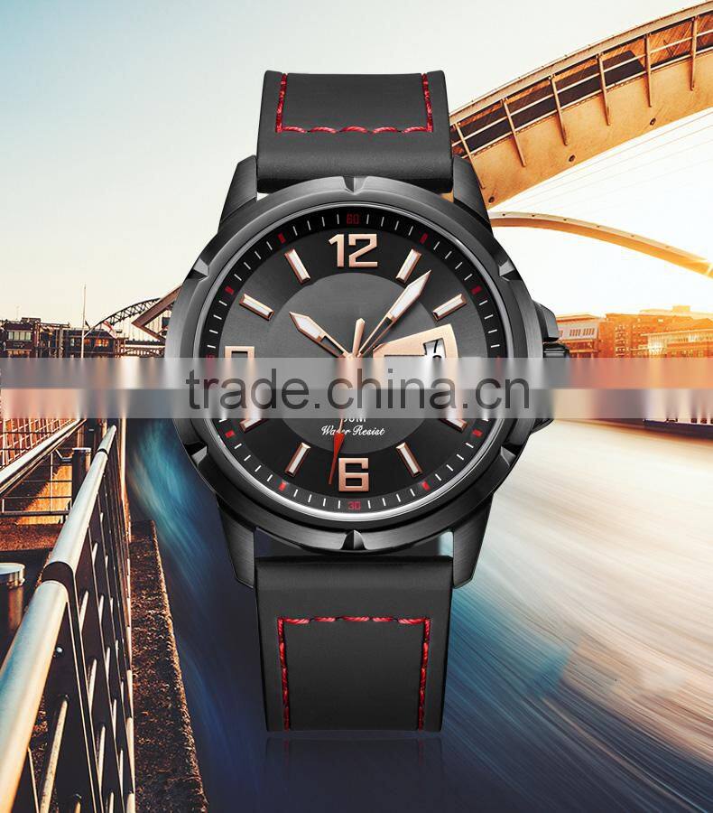 New High quality Products Oversize Bezel Men Sport Wrist Watch Casual Silicone watch rubber colorful watch with date