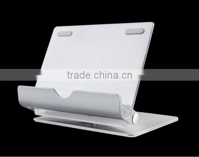 2016 Hot Sale 360 degree Rotating Adjustable Aluminum Tablet Stand For 13inch Tablet PC Display
