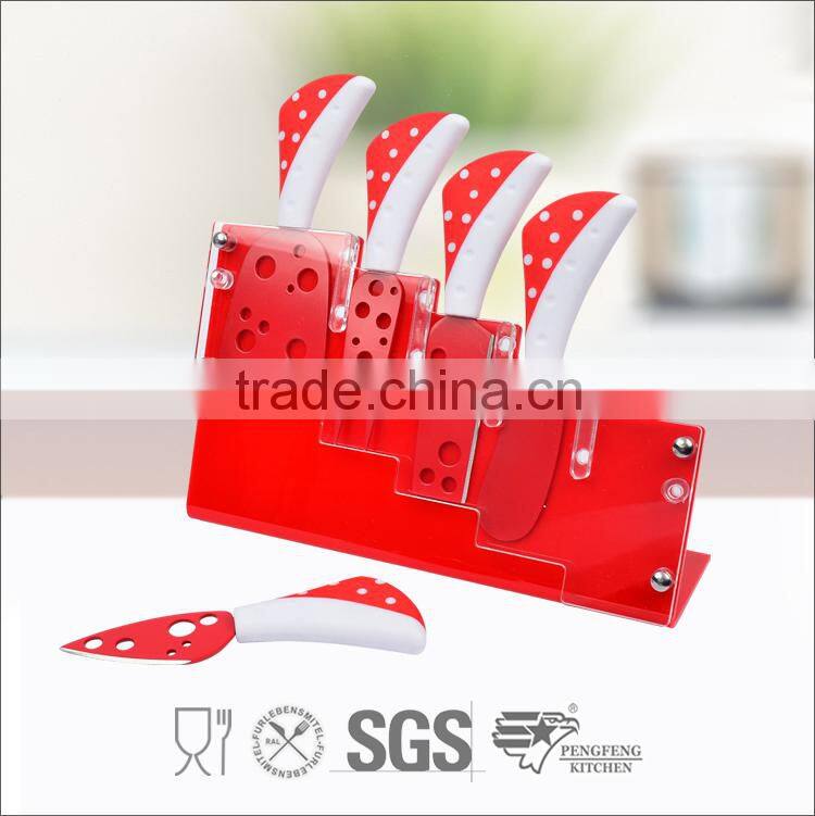 Non-stick Coating Cheese Set with PP+TPR Handle