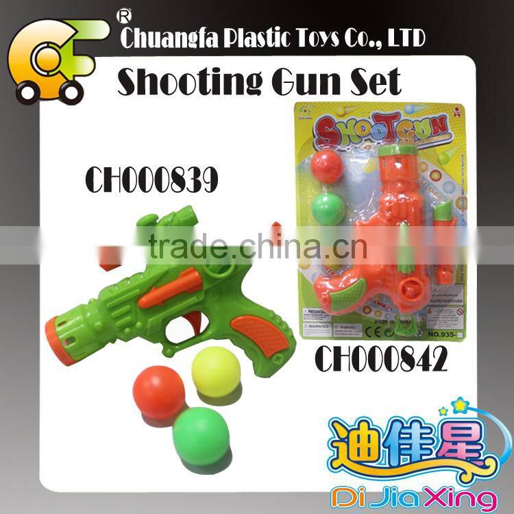 Plastic ball gun games-pingpong ball toys gun for kids playing