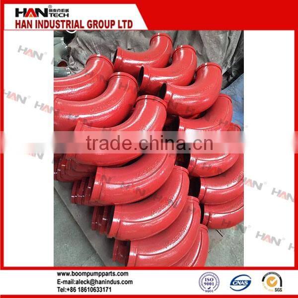 High Mangenese Casting elbow DN125 R275 90D for putzmeister conrete pump parts