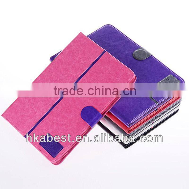 dual color leather protective case for ipad air,pu stand leather case for ipad 5