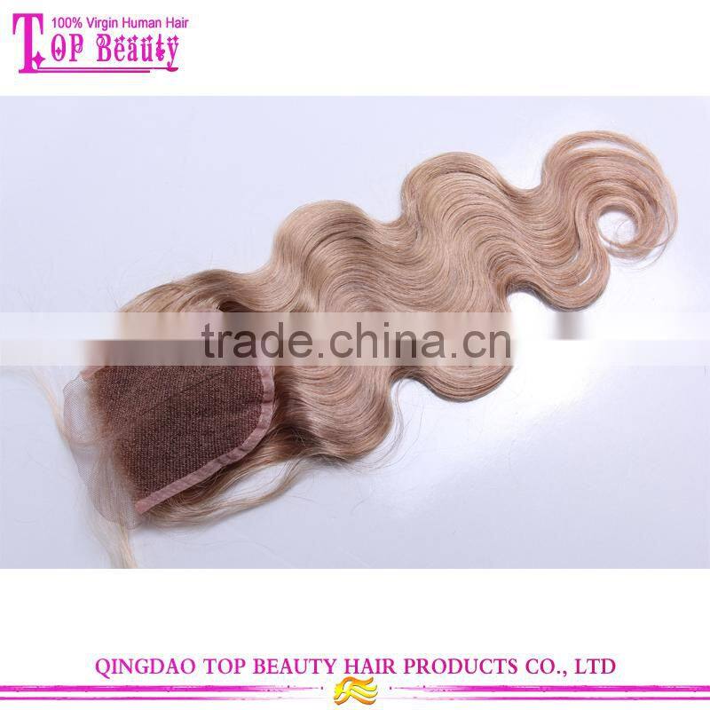 8A grade blonde hair closure 100% virgin brazilian hair lace closure blonde wholesale cheap 613 hair closure