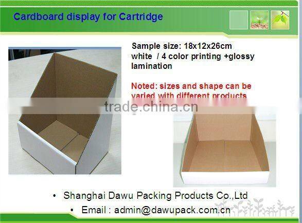 Simple promotion box/ Cheap counter display stand,