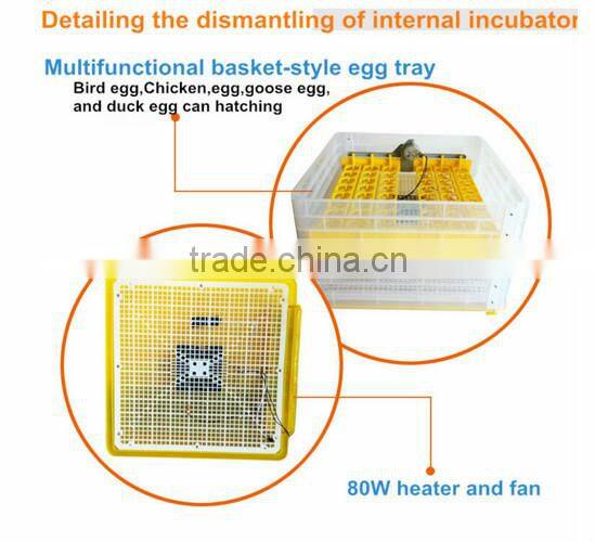 2016 Fully Automatic Best price chicken egg hatching machine with plastic incubator egg tray