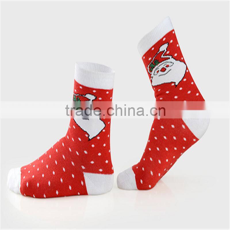 Factory wholesale cotton baby sock Chrismas gift socks for child