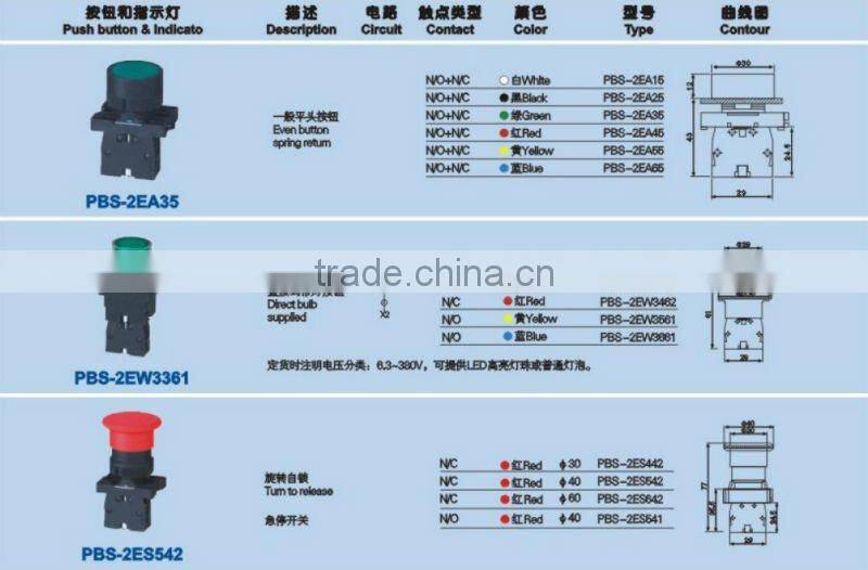 'PBS-GQ19L 5A 250VAC stainless steel Push Button Switch