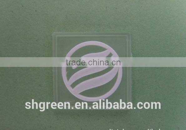 2D or 3D transparent PVC rubber patch for sportwear