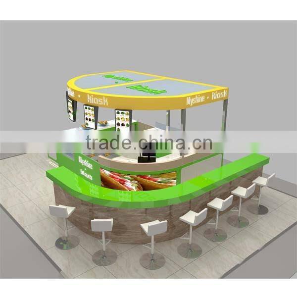 High-End Luxury Mall kiosk of milkshake kiosk design