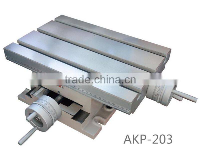 fixed cross working table for milling and drilling machine