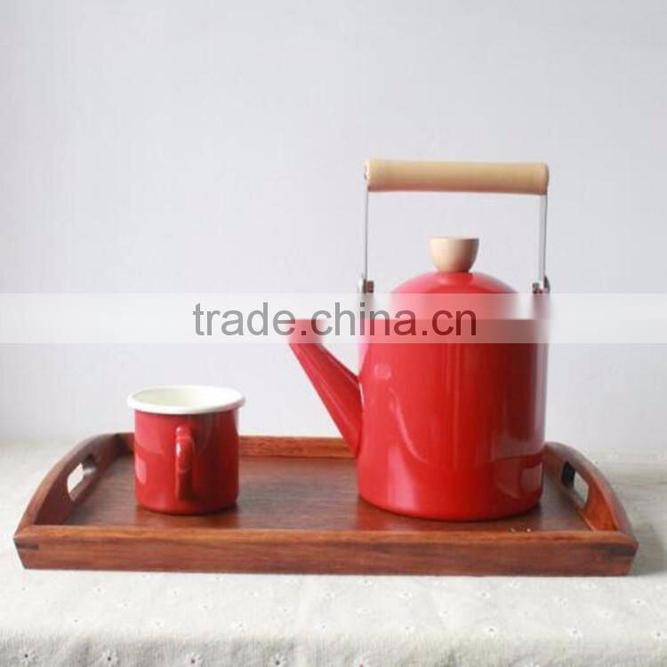 2016 High Grade Fashion 2.4L Water Kettles /Enamel Teapot/ Enamel Kettle turkish kitchen cooking kettle jug