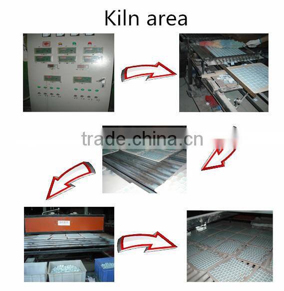 Classic Slate mix crystal glass mosaic tile