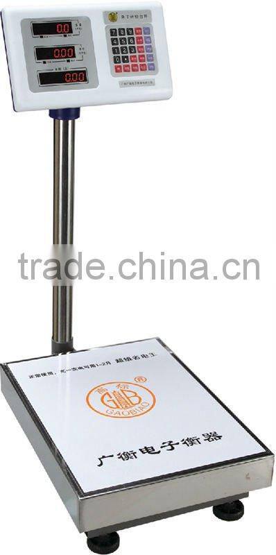 100kg 300kg 500kg digital tcs electronic platform scale OEM ODM