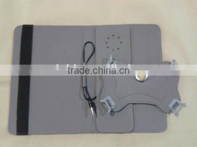 Portable Speaker 360 degree rotating tablet Case PU Leather Cover Bag for 10.1" Tablet PC