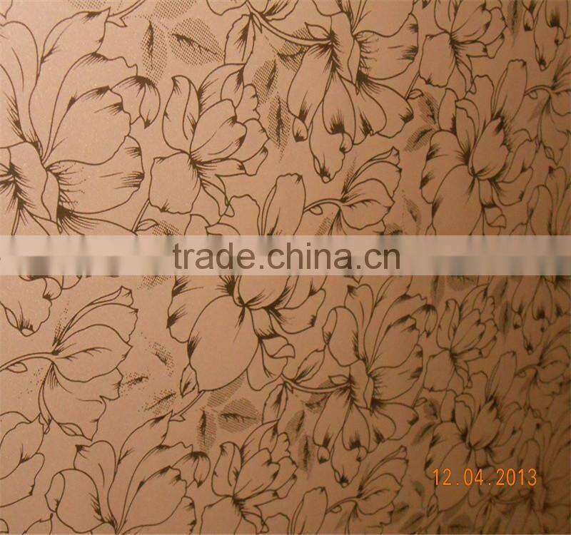 designed acid etched color mirror