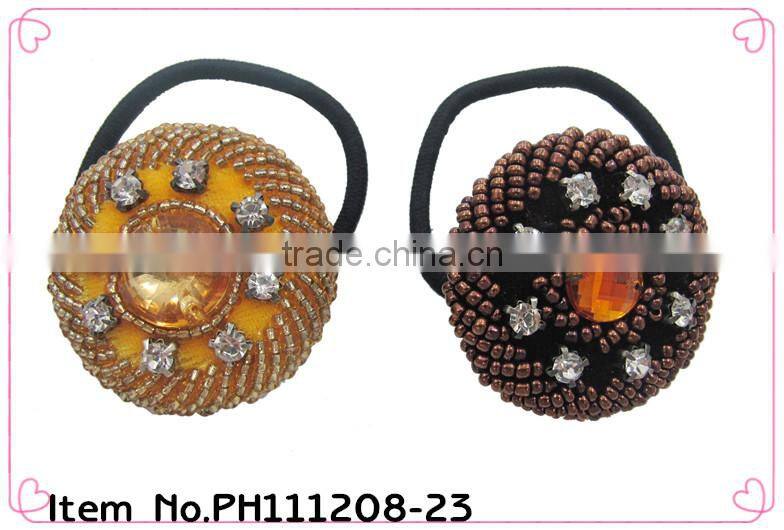 high quality crystal ponytail holders for women