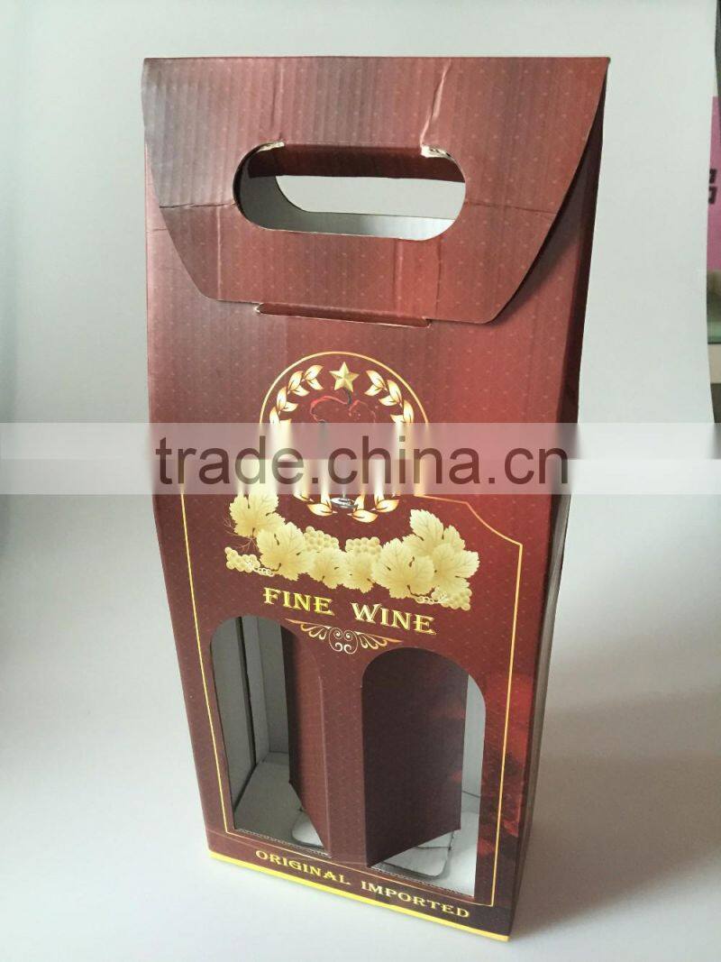Corrugated wine box packaging