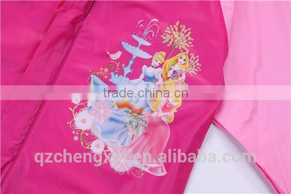 sex girl picture printing pink girls raincoat