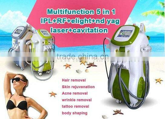 large discount!! multifunctional ipl e light rf laser beauty machine