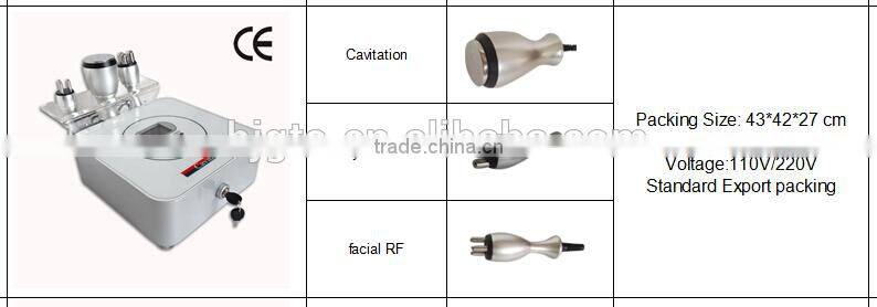 2015 new desktop cavitation RF slimming machine weight reducing machine