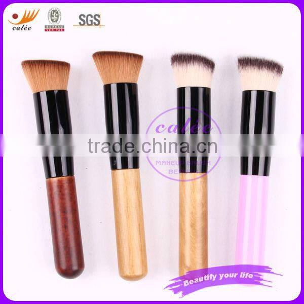 4pcs synthetic hair angled foundation brush free sample