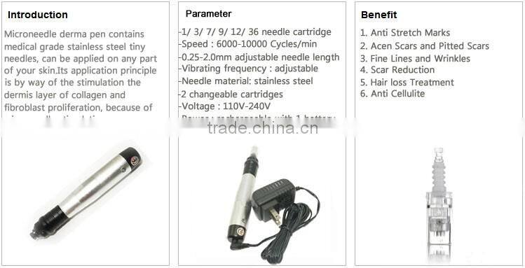 wholesalers super function and rechargeable derma stamp eyelash growth electric pen