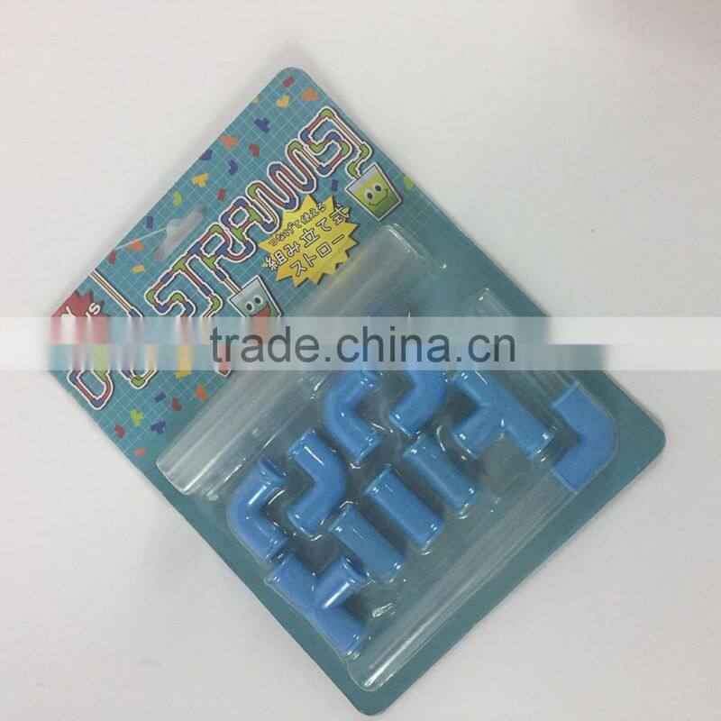 New-arrival Colorful Plastic Creative DIY Straws