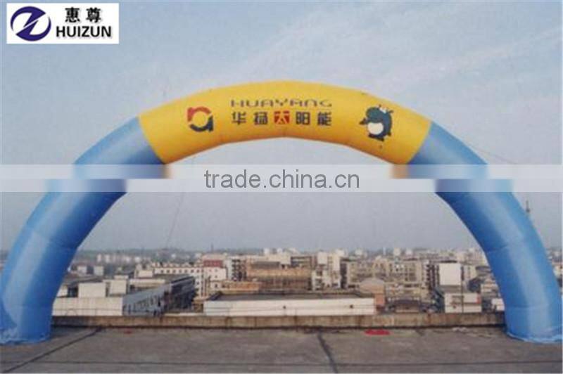 hot selling custom outdoor lighting advertising finish line inflatable arch
