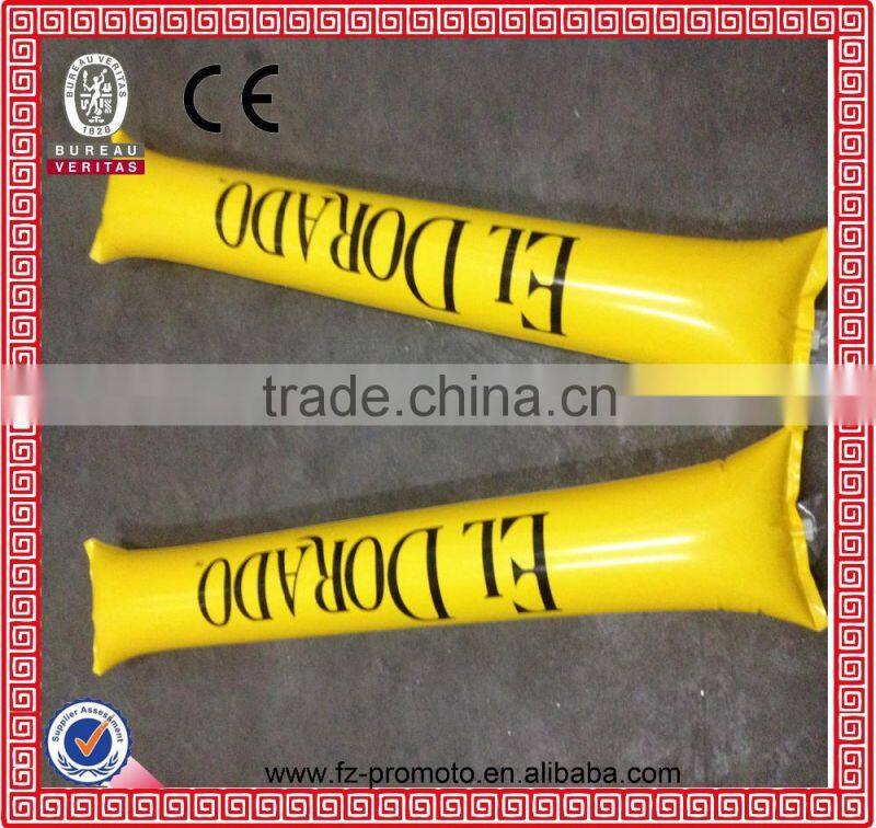Plastic Sports Inflatable Fan Stick Inflatable Cheering Sticks