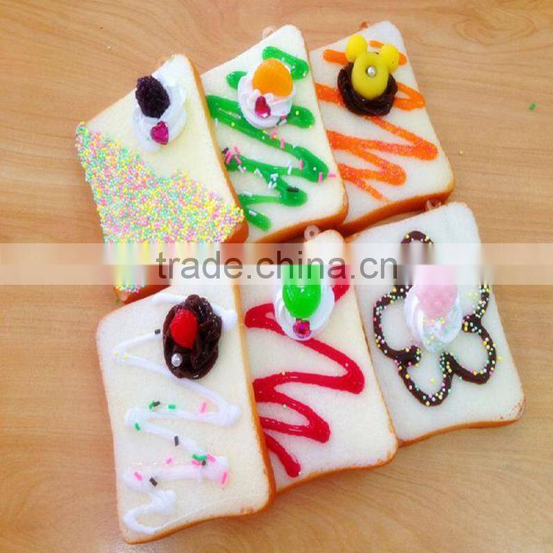 Foam toast model for display | Bread artificial | 3D refrigerator magnet | Yiwu Sanqi Crafts - Fake food manufacturer