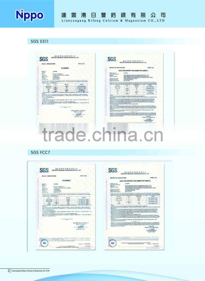 magnesium chloride as the snow-melting agent