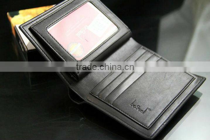 Made in India Fashion Short Design Men's Wallets Cowhide Leather Wallet For Men