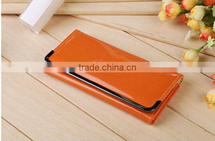 2015 New Fashion Cheap Ladies Candy Color PU Leather Wallets Women Clutch Purse Handbag Card Bags
